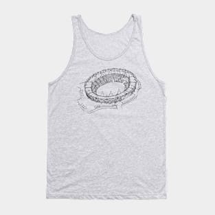 Olympic Stadium - Hand Drawn Print Tank Top